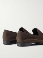 Brioni - Suede Loafers - Brown