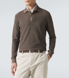Agnona Wool and silk polo sweater