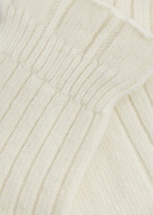 Falke Bedsock Rib Wool-blend Socks Off White
