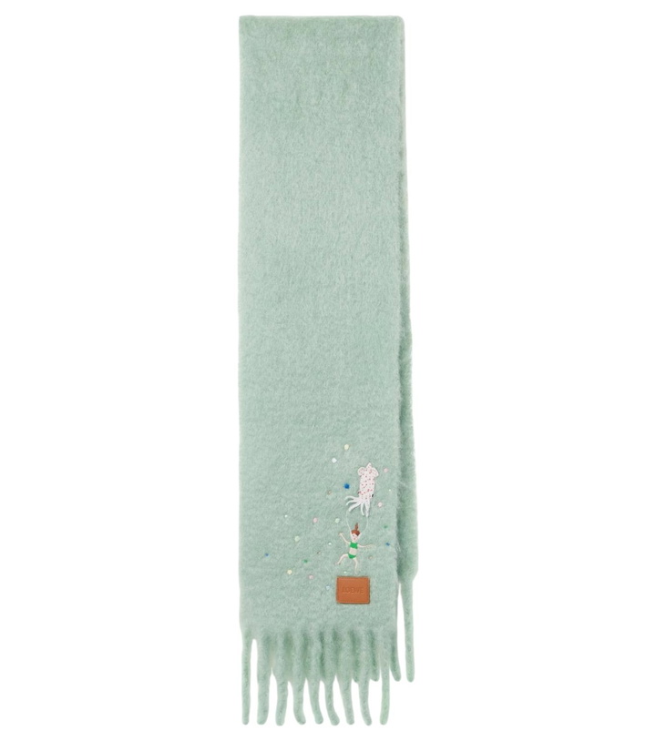 Photo: Loewe x Suna Fujita Squid mohair-blend scarf