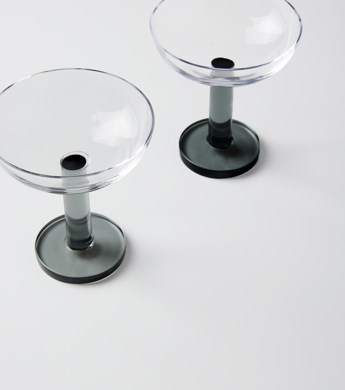 Tom Dixon Puck set of 2 coupe glasses