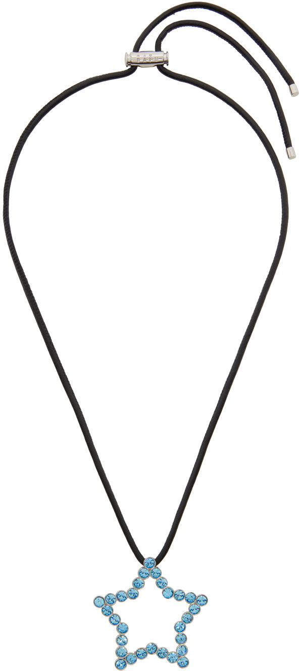 Safsafu SSENSE Exclusive Black & Blue Star Necklace