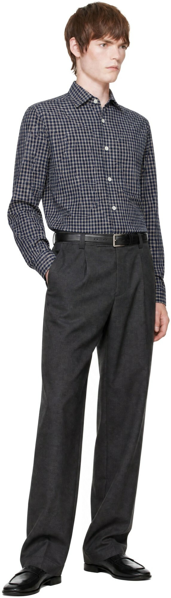 ANOTHER ASPECT Navy Another 4.0 Shirt