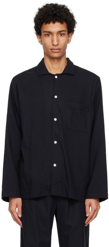 Photo: Tekla Black Oversized Pyjama Shirt