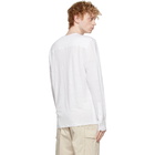 Ermenegildo Zegna White Linen Henley