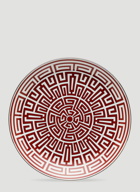 Labirinto Venezia Plate in Red