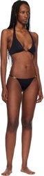 Versace Black Bikini Bottom