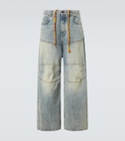 Balenciaga George V wide-leg jeans