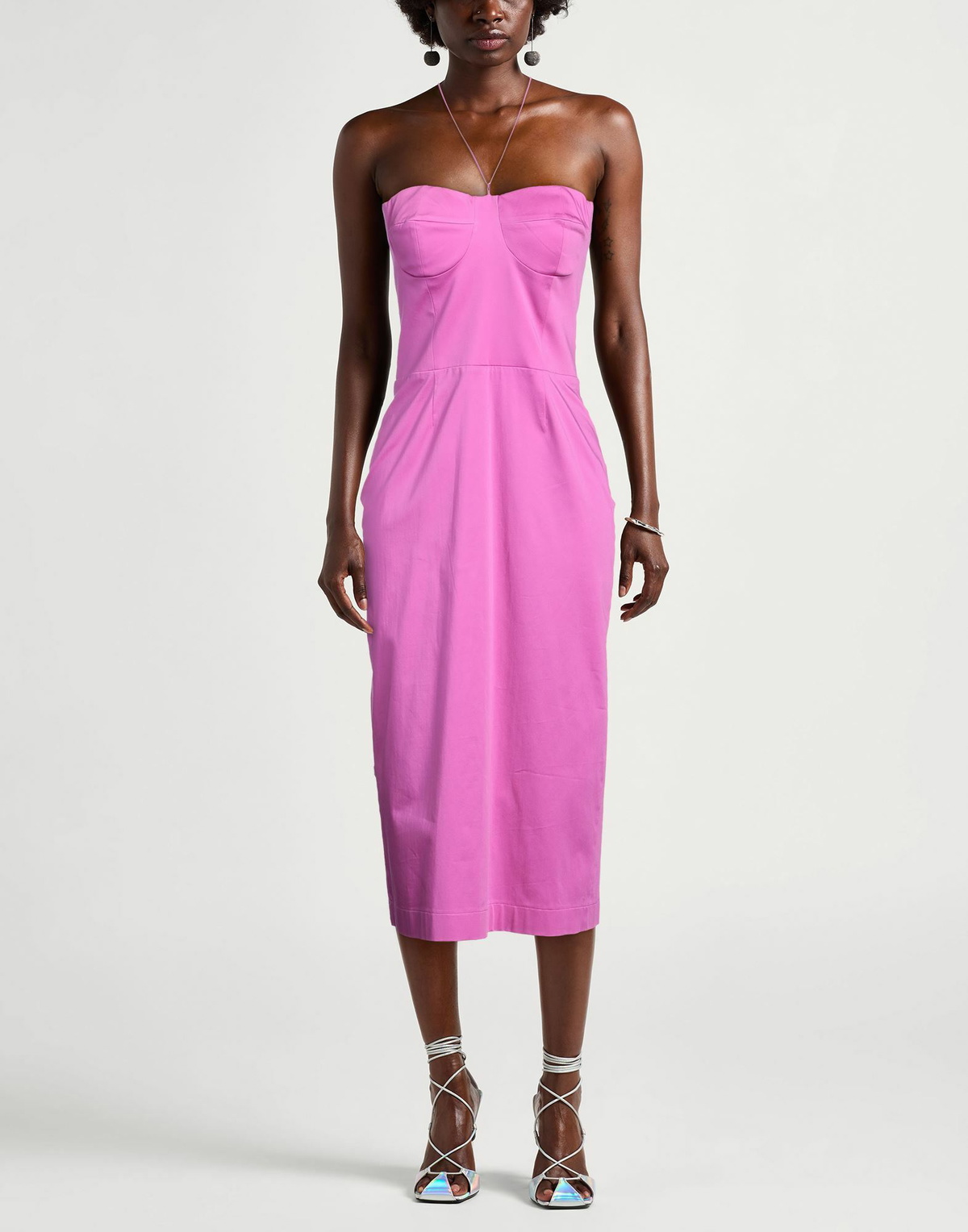 Jijil Womens Midi dress in Purple