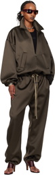 Fear of God ESSENTIALS Brown Satin Lounge Pants