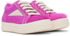 Rick Owens Baby Pink & Off-White Vintage Sneakers