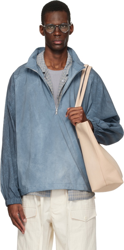 Photo: colbo Blue Half Zip Raglan Jacket