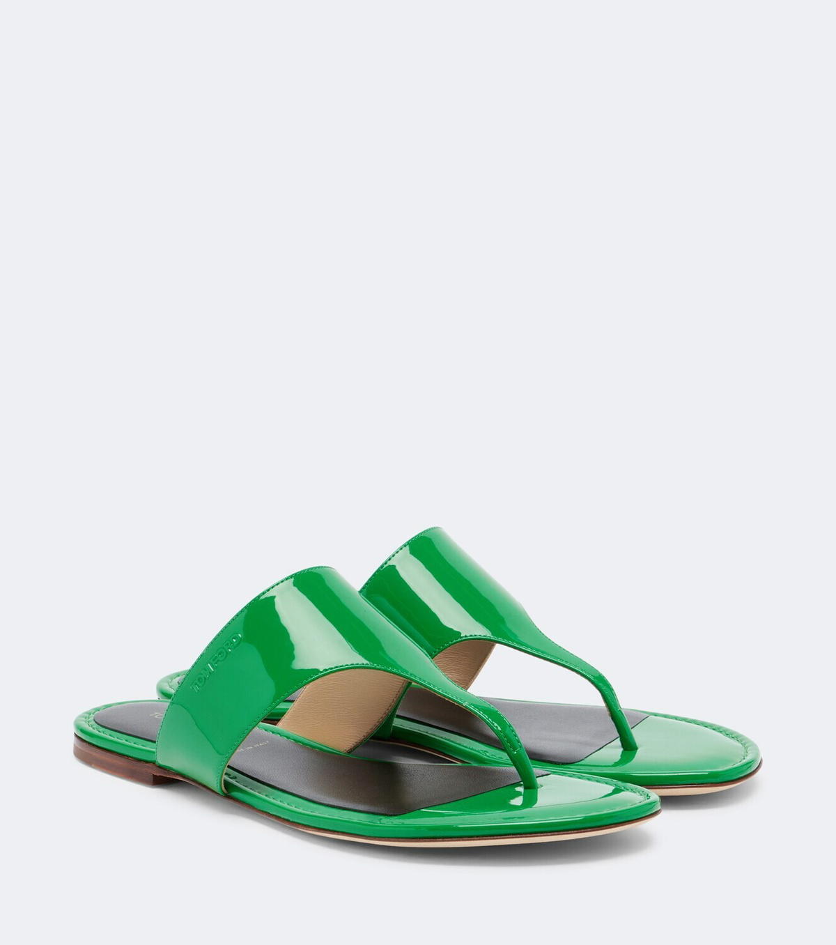 Tom Ford Patent leather thong sandals