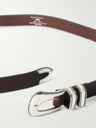 Nudie Jeans - 2.5cm Leather Western Belt - Brown