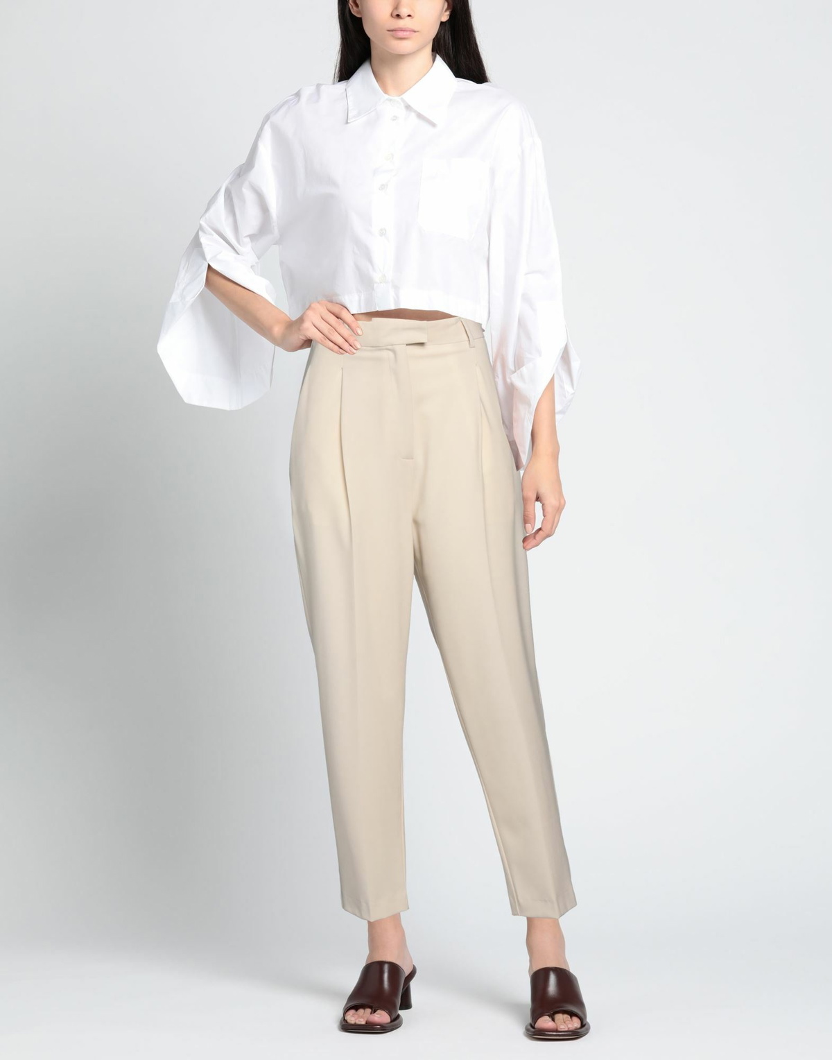 Jucca Womens Pants in Beige