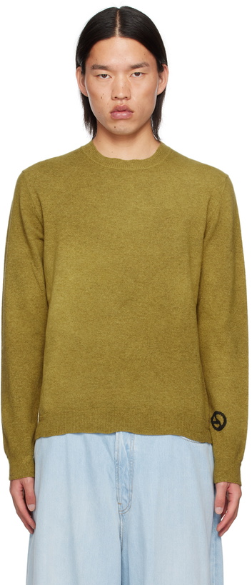 Photo: Acne Studios Yellow Crewneck Sweater