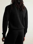 PIACENZA 1733 - Textured-Knit Virgin Wool Polo Shirt - Black