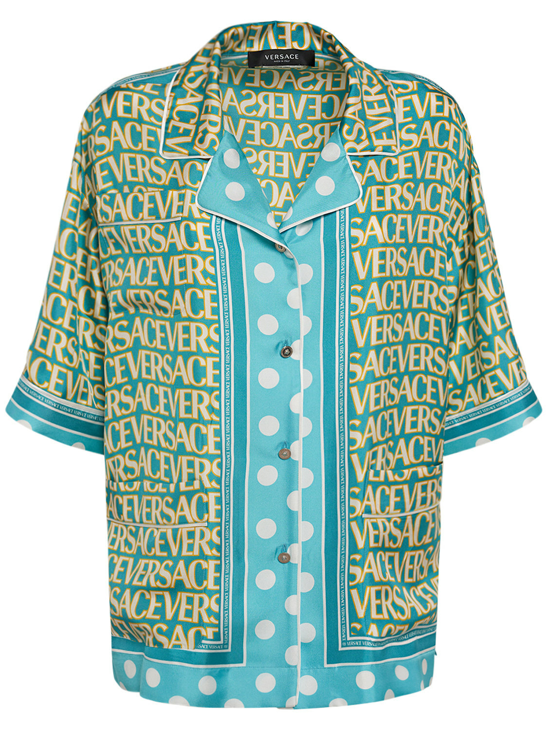 Faux versace silk shirt best sale