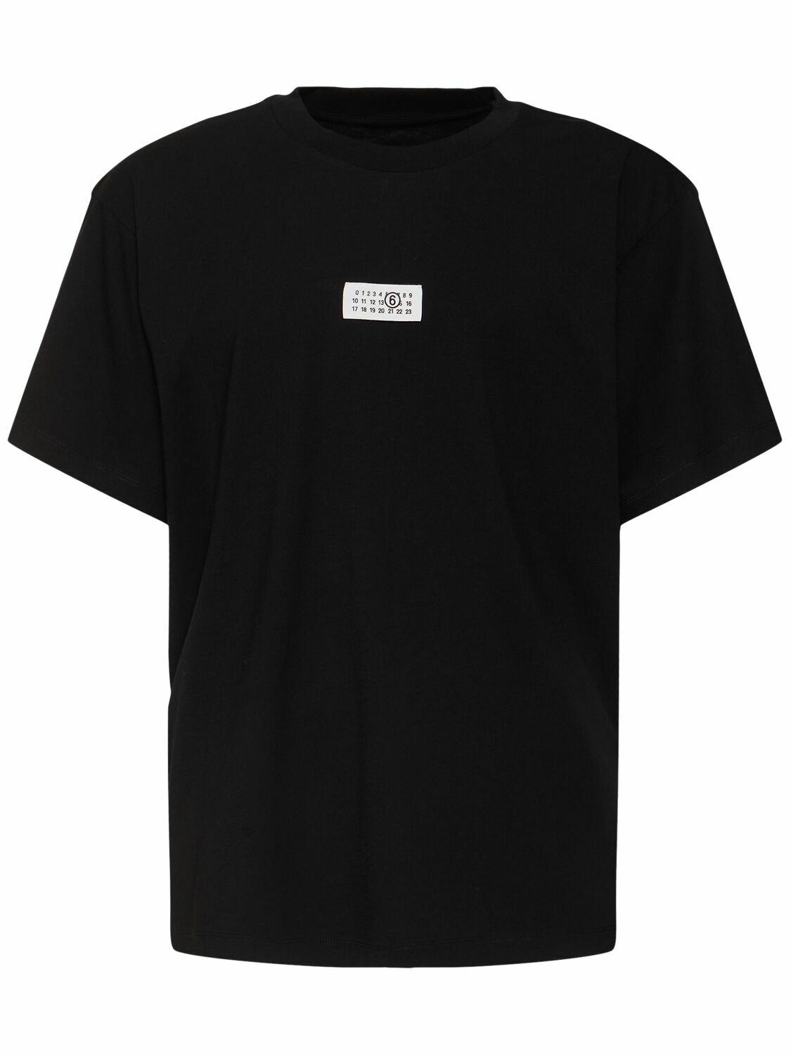 MM6 MAISON MARGIELA - Logo Tag Cotton Jersey T-shirt MM6