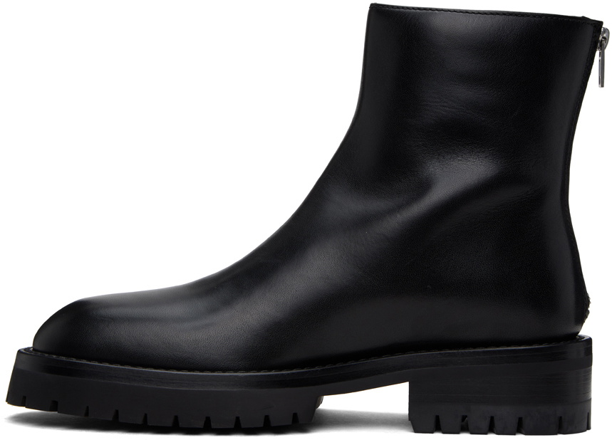 Ann Demeulemeester Black Drees Chelsea Boots Ann Demeulemeester