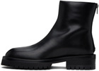 Ann Demeulemeester Black Drees Chelsea Boots