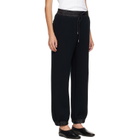 sacai Black Sponge Sweatpants