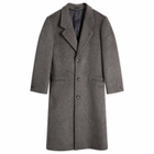 Carter Young Men's Hewitt Wool Coat in Silver Grey