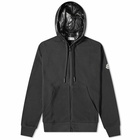 Moncler Men's Zip Up Hoody in Black