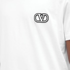 Valentino Men's V Logo T-Shirt in White