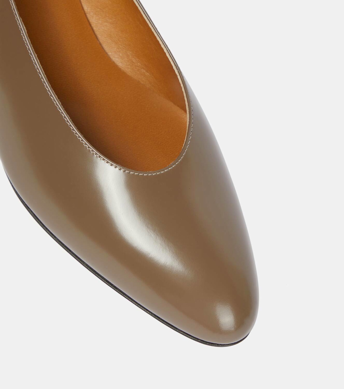 The Row New Almond leather pumps The Row
