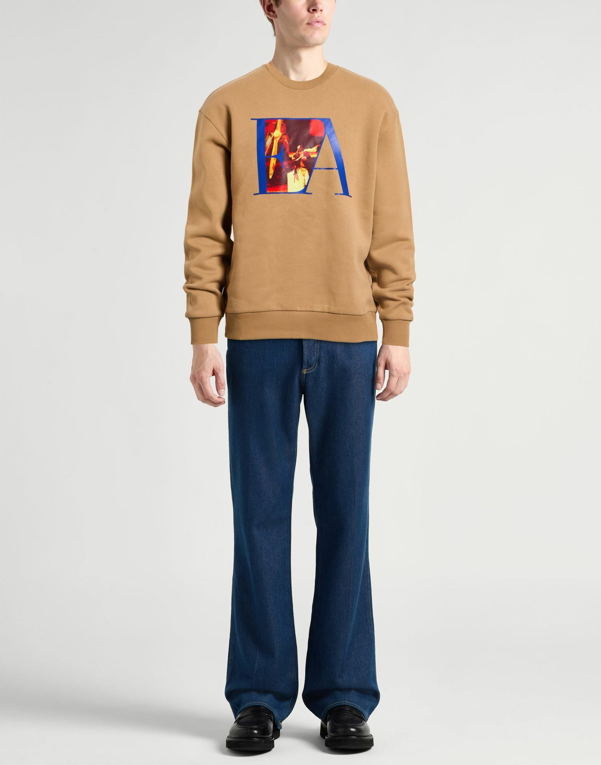 Emporio Armani Mens Sweatshirt Camel