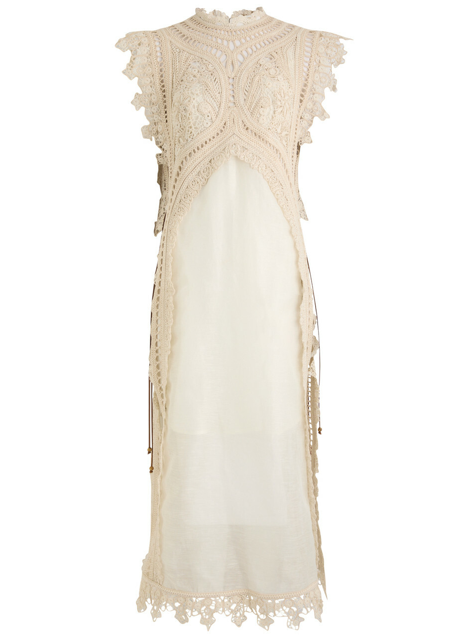 couleur lin dresses LaDivine BD105 Long Pleated Slit Formal A Line Dress main image 0