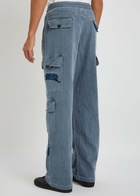 Honor The Gift Motorhead Denim Cargo Trousers Navy