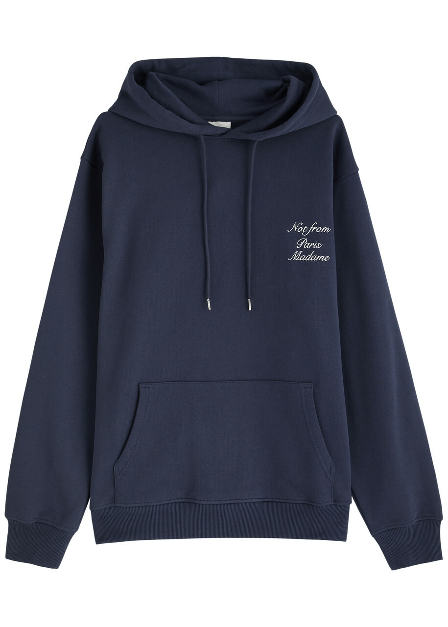 DRÔLE DE Monsieur Nfpm Embroidered Hooded Cotton Sweatshirt
