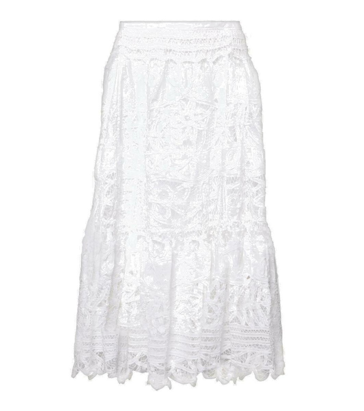 Photo: Polo Ralph Lauren Linen lace midi skirt