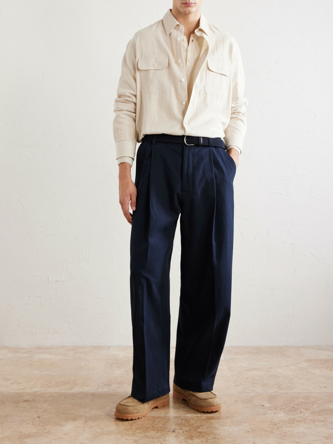 Studio Nicholson - Straignt-Leg Trousers - Blue