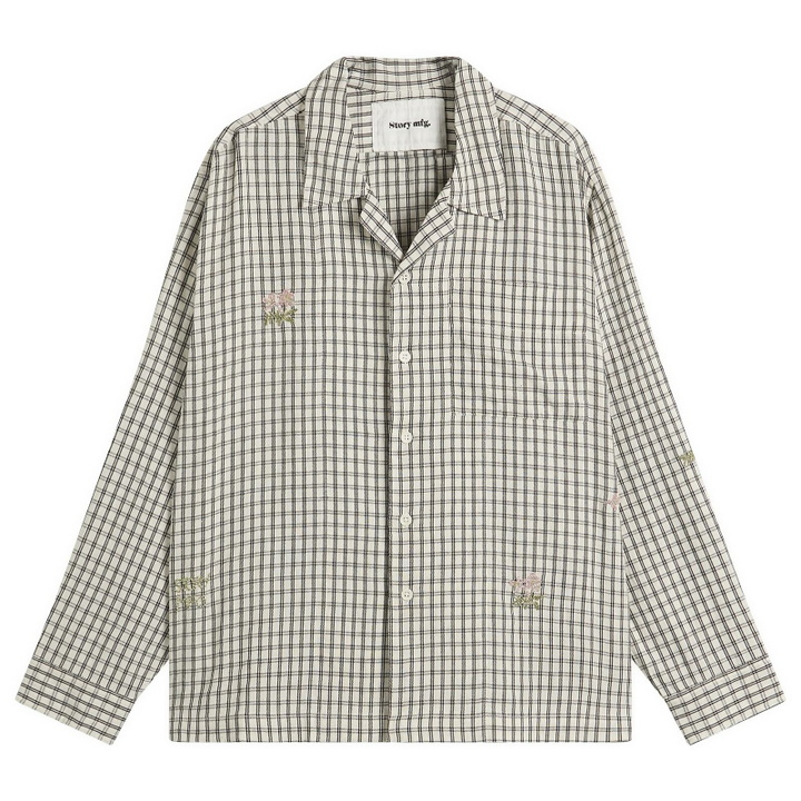 Photo: Story mfg. Women's Greeting Shirt in Interrupted Beads