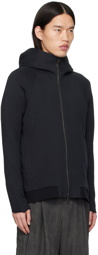 DEVOA Black Zip Hoodie