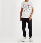 Alexander McQueen - Printed Cotton-Jersey T-Shirt - White