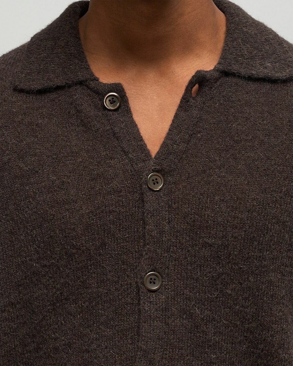 Our Legacy EVENING POLO Black Mens Zippers & Cardigan Our Legacy