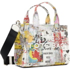 Marc Jacobs White 'The Pop Americana Canvas Small' Tote