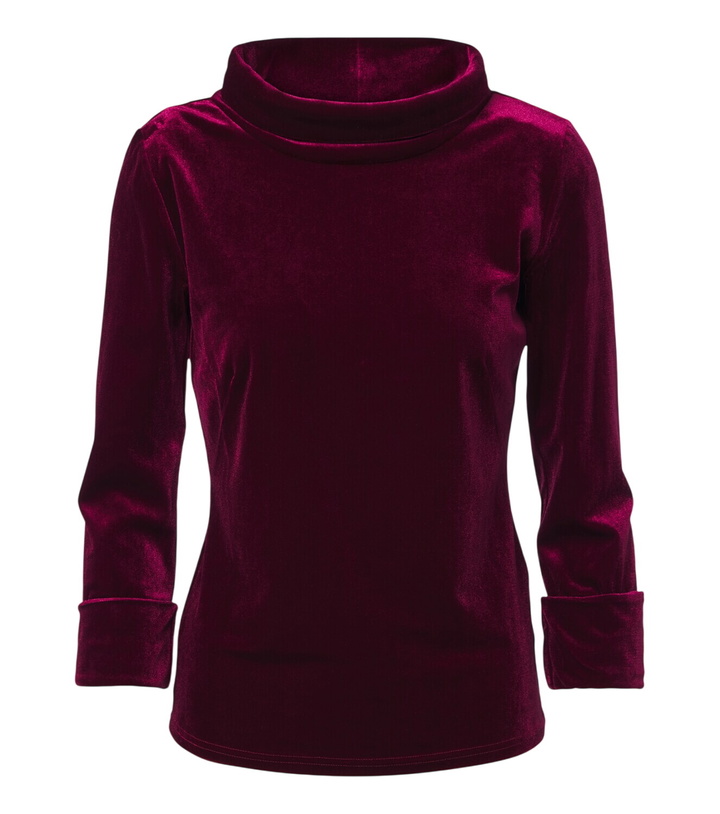 Photo: Dorothee Schumacher Velvet high-neck top