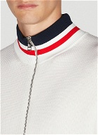 Half Zip Sweater in White