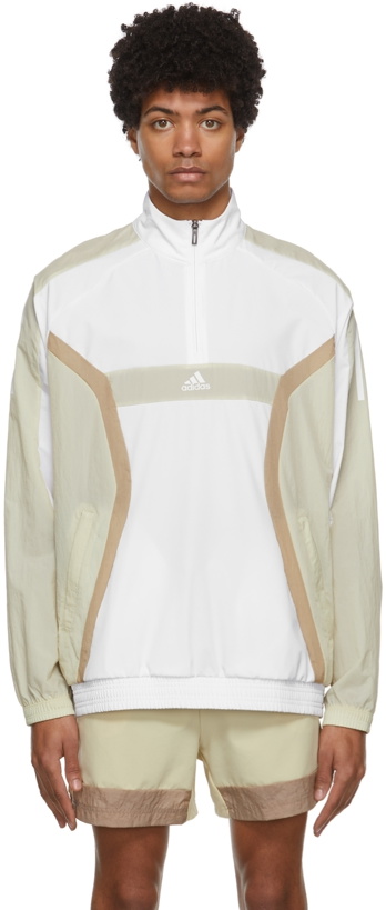 Photo: adidas Originals White Training Track Jacket