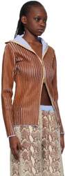 Stanley Raffington SSENSE Exclusive Brown & Blue Sweater