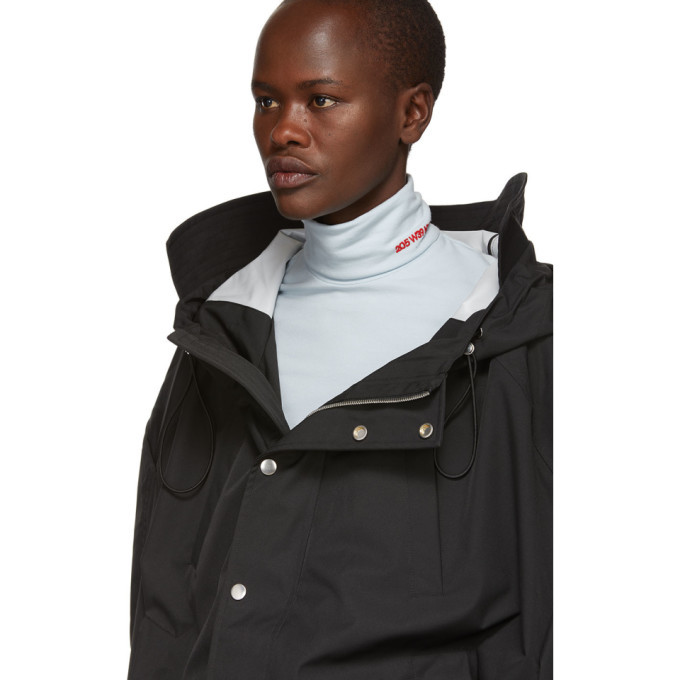 Chen Peng Black Windproof Double Layer Jacket