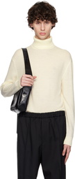 Jil Sander Off-White Roll Neck Turtleneck