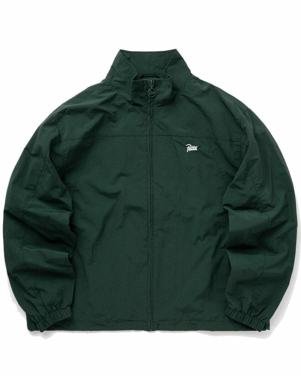 Photo: Patta Basic M2 Nylon Track Jacket Green - Mens - Track Jackets