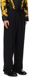 Versace Black Formal Trousers