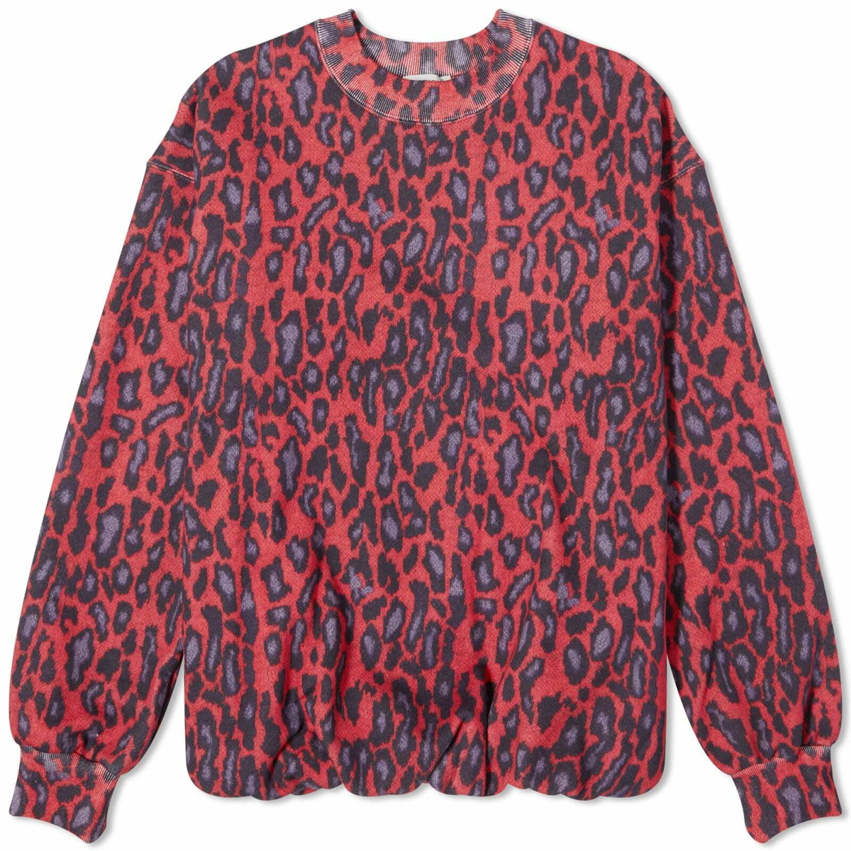Undercover Women's Leopard Sweater in Red Base Undercover